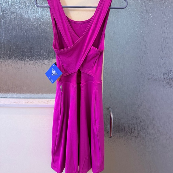 Pink Sleeveless Athletic Dress with Built-In Shorts – Comfortable & Stylish - Picture 4 of 4